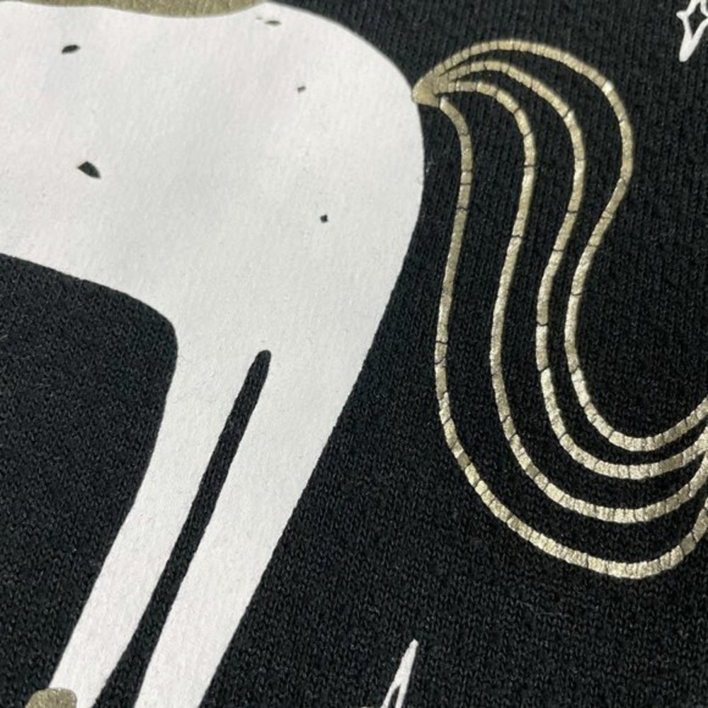 CAT & JACK Black Unicorn Sweater Medium - Picture 3 of 5